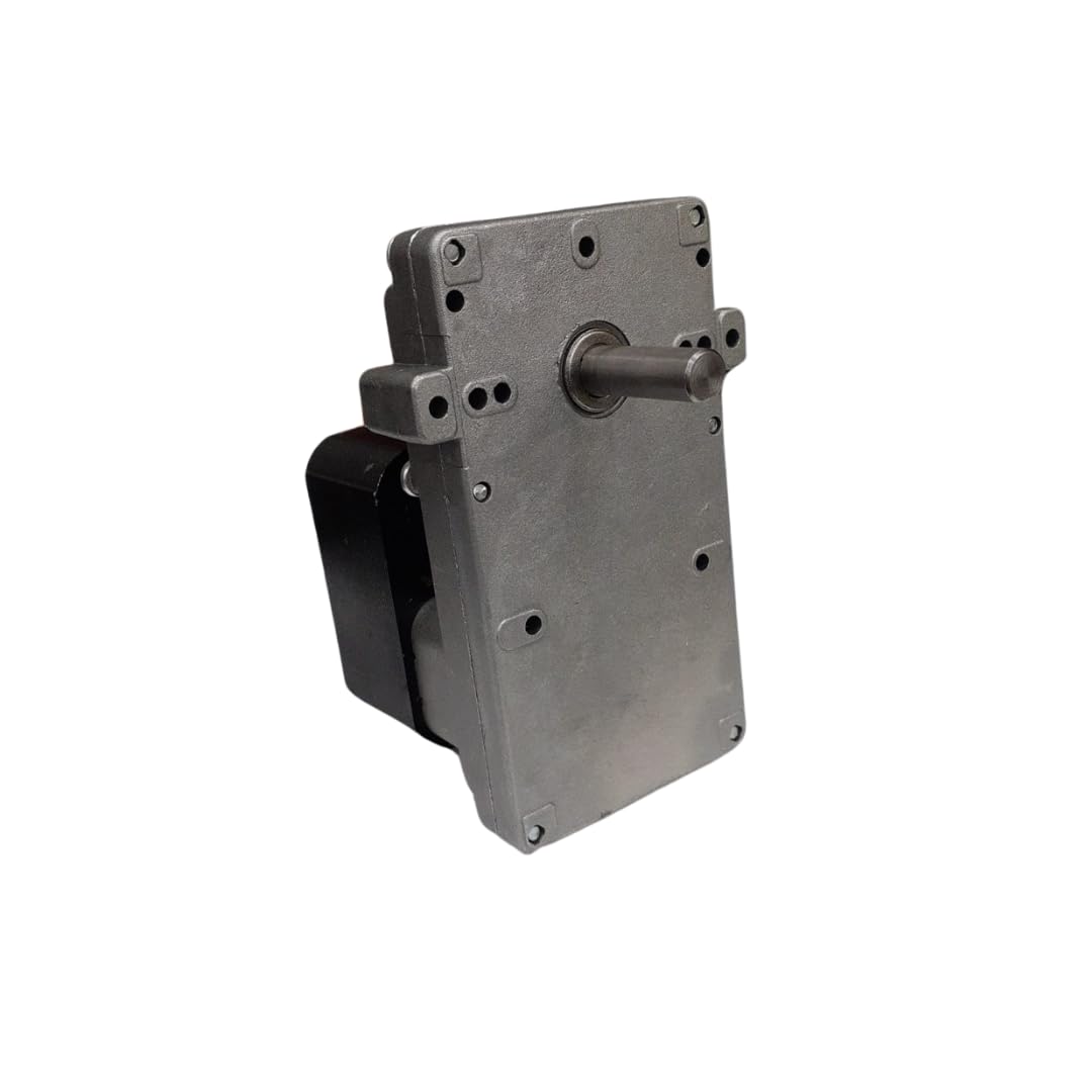 Motorreductor Kenta K9115062 par nominal 25 Nm, absorción 28 W, velocidad 2 rpm, rotación horaria, diámetro del eje 8,5 mm, paquete de láminas de 30 mm, alimentación 220 V CA - 50/60 Hz