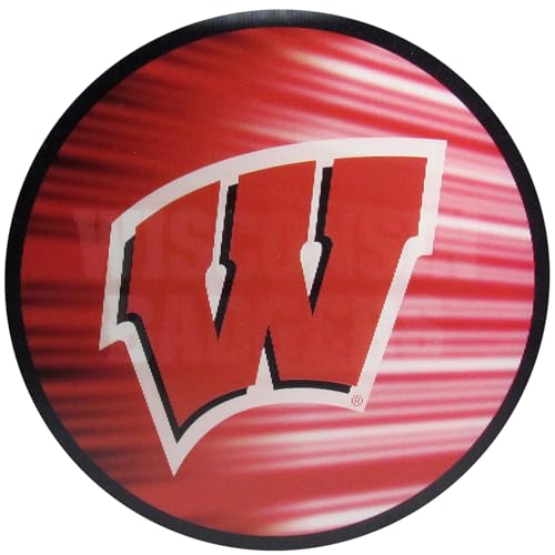 Sticker Wisconsin Badgers NCAA Siskiyou Sports pour décorer votre espace de supporter de football
