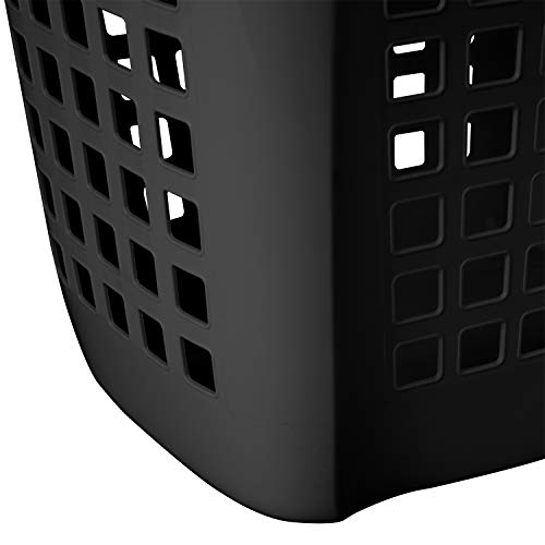 Sterilite Ultra Easy Carry Hamper Laundry, Black 4 #TOP5