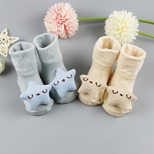 Children Cute Baby Knitted Socks for Autumn Winter Floor Crawling Newborn Baby Warm Ankel Socks Knitting Shoes4