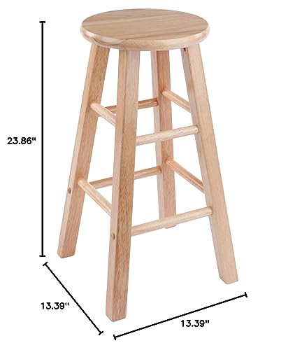 Winsome Element Counter Stools, 2-Pc Set, Natural #TOP2