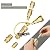 qieoyk 14pcs Propane Quick Connect Fittings Adapter for Propane Hose Propane Quick Connect for RV To Grill or Cooking RV Propane Quick Connect Fittings with 3/8" Flare x 1/4" NPT Male Pipe