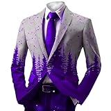 Veste boutonnée élégante pour fêtes de d'année et événements formels avec design festif et coupe confortable