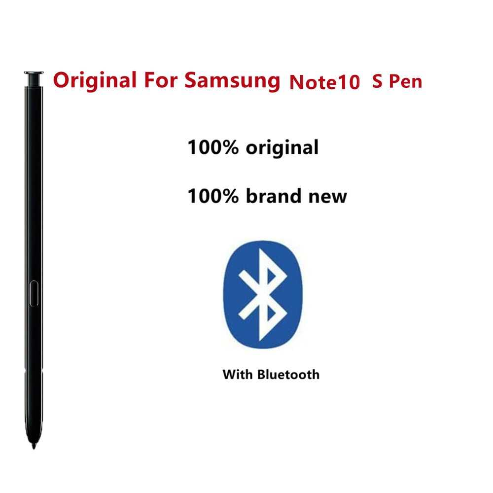 Original for Samsung Galaxy Note 10 S Pen Replacement Galaxy Note10 5G Stylus Touch Pen with Bluetooth (Black)