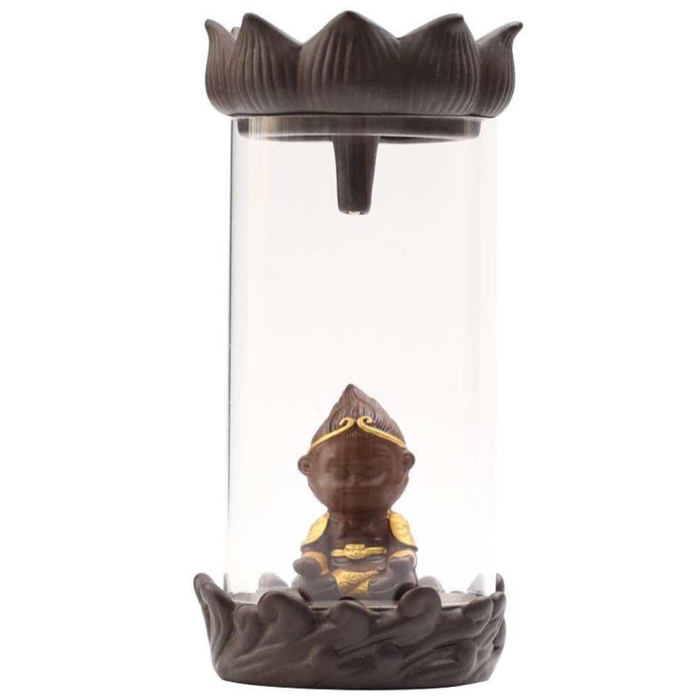 Brûleur d'encens de 18.5 cm décoration zen idéale à offrir pour la maison