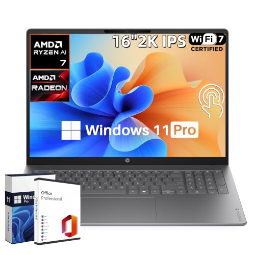 HP OmniBook 5 2K Touchscreen AI Laptop Office Lifetime AMD Ryzen AI 7 445 - image 1