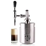 KEG STORM Nitro Cold Brew Coffee Maker 64 Ounce Mini Stainless Steel Keg Home brew coffee System Kit Best Choice of Diy Coffee Lovers