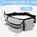 ZESTEFY Leckerlibeutel Hundetraining, Robuste Bauchtasche mit Kotbeutelspender, Flaschenhalter, Reflektor & Verstellbarem Gurt – Wasserdichtes Hundezubehör für Gassi, Training & Outdoor