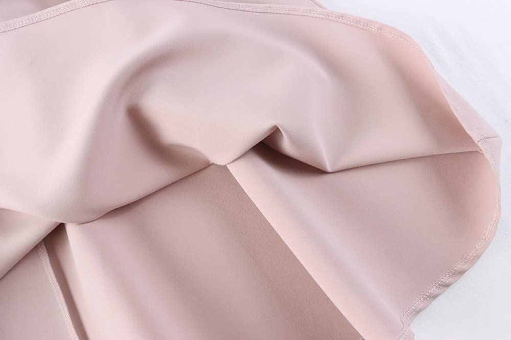 OZEO Gonne da Donna,Gonna Midi da Donna Nera Vita Alta Gonna A Pieghe Ombrello Cintura Bottone Tinta Unita A-Line Grande Swing Gonne Lunghe Eleganti Increspato per Donna Ragazze Primavera Autunno,M