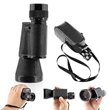 FOCUHUNTER 10x40 コンパクト単眼鏡 メタルロシア単眼鏡 HDポータブル望遠鏡 キャリーバッグ付き FMC マルチコート BAK4プリズムレンズ 大人用 バードウォッチング 旅行 ハイキング スポーツイベント