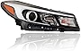Shayan Auto Parts Headlight Assembly for Kia Forte 2017 2018 Passenger / Right Side Halogen U.S Model Ready to Use with Bulbs Installed Aftermarket Headlights Assembly, Black