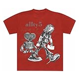 Trippie Redd Walk Alone Tee, Red, Medium