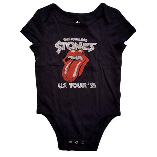 Image of Rock Off Trade Rolling Stones 78 Tour Baby One Piece Bodysuit