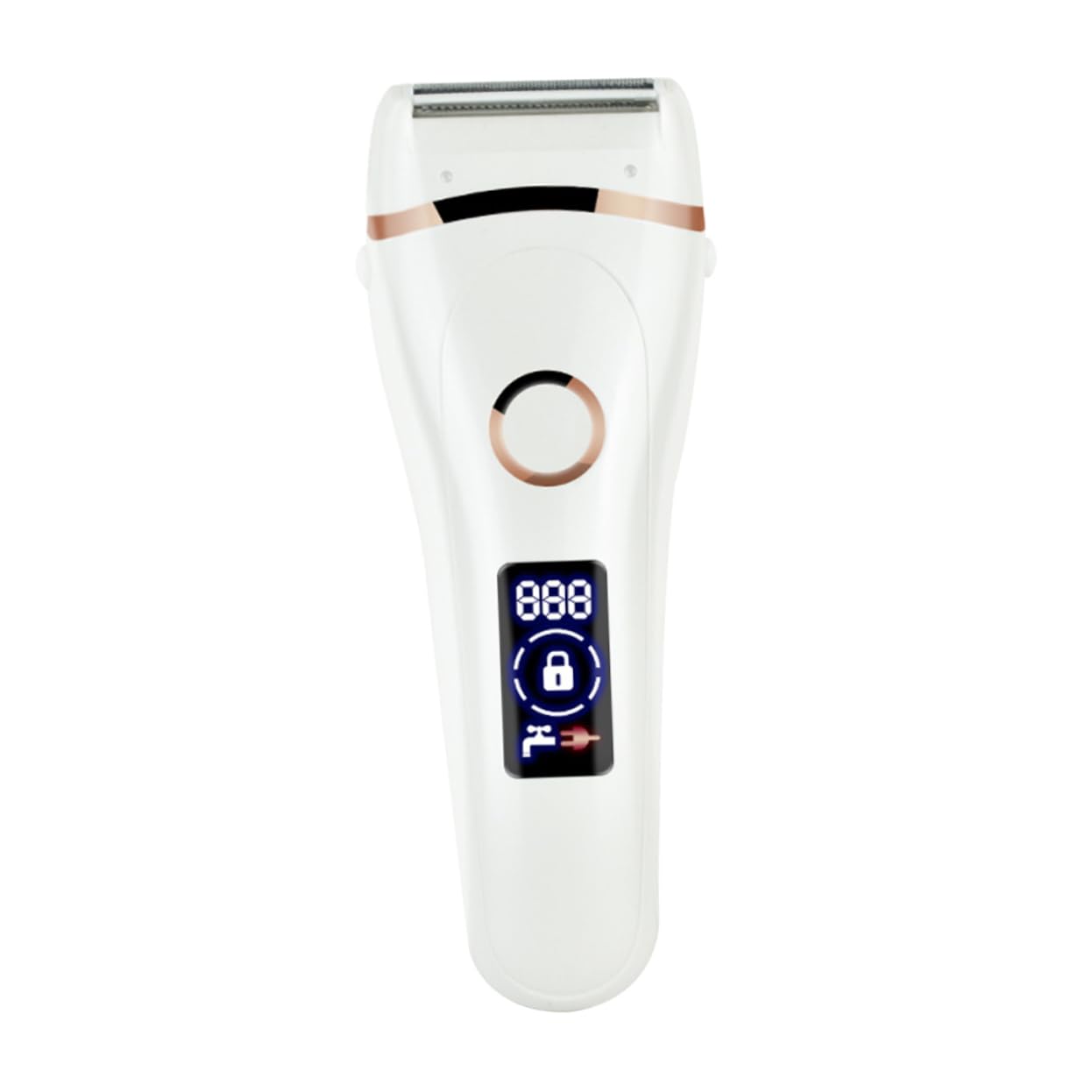 FRCOLOR 2 Pezzi Rasoio Elettrico Ricaricabile USB Trimmer per Sopracciglia e Depilazione Veloce e Inossidabile e Materiale Facile e Utilizzare