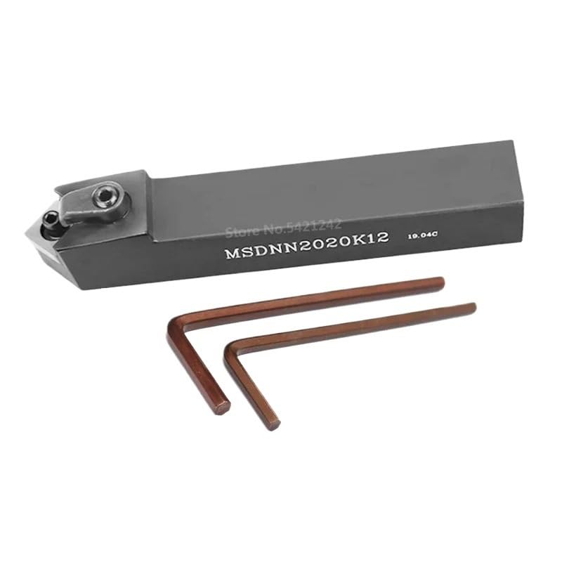 1pc MSDNN1616H12 MSDNN2020K12 MSDNN2525M12 External Turning Tool Holder MSDNN Lathe Cutting Tools for SNMG120408 Carbide Inserts(MSDNN2020K12)