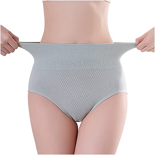 Pacote de roupa íntima feminina sem costura cintura alta cintura alta calcinha sem costura para mulh