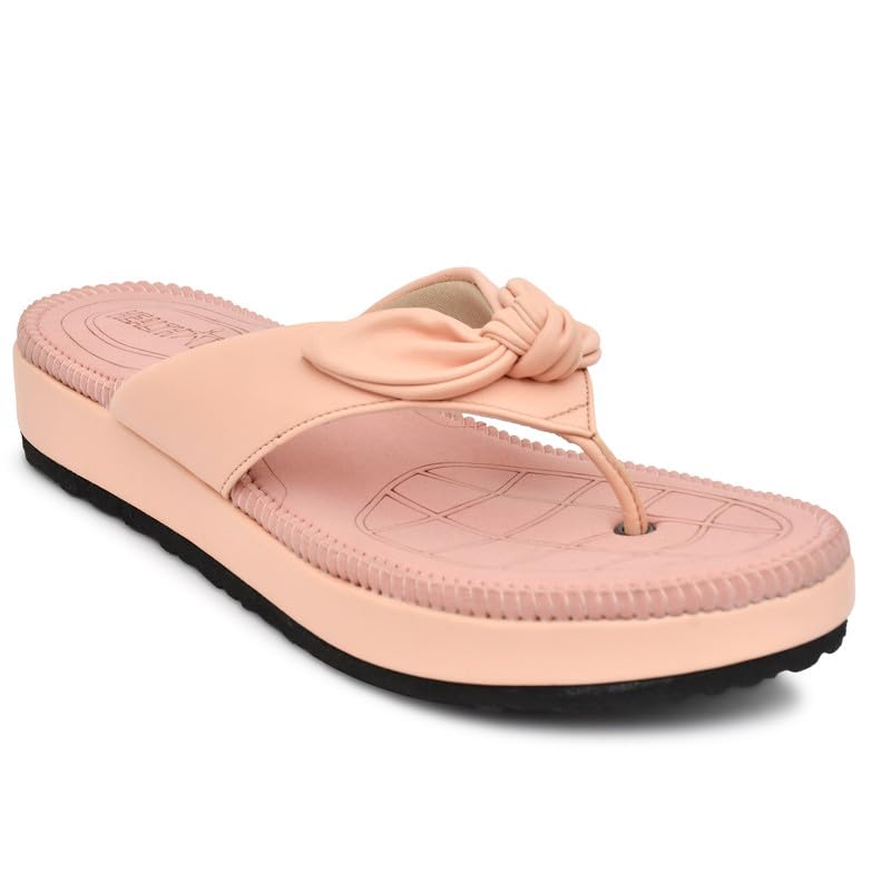 Image of HEALTH FIT Orthopedic with Super Extra Soft Ortho Care Anti-Skid Doubleu Flip-Flops for women Slippers /Doctor Chappal & Footwear HF330