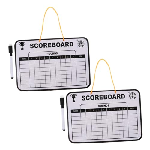 2pcs Tablero de Puntuación de Golf Doble Cara Reutilizable miniatura 1