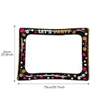 EMVANV Inflatable Selfie Frame,Inflatable Selfie Photo Frame Photo Props for Wedding,Baby Shower,Birthday,Christmas Party Decorations Supplies(Black) - Image 2