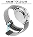 LYSMVIVI Carbon Fiber Silicone Watch Band 20mm 22mm Quick Release Magnetic Watch Band for Men Women, Magnetic Clasp Strap