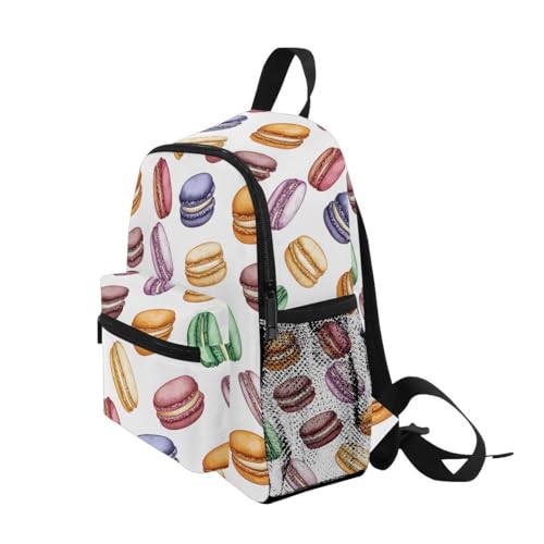 ALAZA Macaroon Cookies Toddler Backpack Kid's School Bag Preschool Kindergarten Elementary School for Boys Girls3