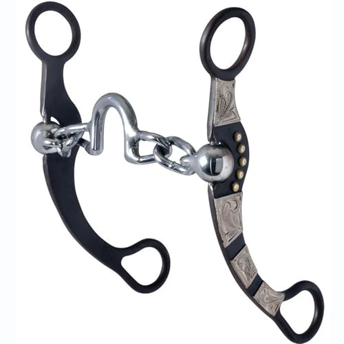 Mèche à chaîne portée Reinsman 863 embouchure basse et gourmette en acier noble