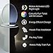 SleepinGO Multi-Color Motion Sensor LED Toilet Night Light - Light Detection Sensor- Cool New Fun Christmas Gadget for Her, Women, Birthday Kid - Funny Unique Gift Idea Best Gag Valentines Day Present
