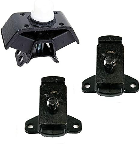 For 2000-2004 Toyota Tundra 4.7L RWD Engine Motor & Trans Mount Set : A4253, A4253, A7267 - K2936