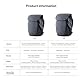 PGYTECH OneGo 2 Kamerarucksack 25L mit Laptop/iPad-Fach Wasserdichter Kamerarucksack für urbane & Reisefotografie – kompatibel mit Sony/Canon/Nikon/DSLR/SLR spiegellosen Kameras, Matt Schwarz
