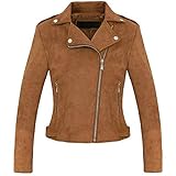 kamelhaarmantel männer Mit Kapuze: Nein WJMM Damen Blazer Mit Frauen-Winter-Jacken-Reißverschluss-Mantel-Jacke, Kamel, S