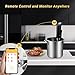Inkbird WIFI Sous Vide Cooker ISV-100W, 1000 Watts Sous Vide Machine Immersion Circulator with 14 Preset Recipes on APP & Calibration Function, Thermal Immersion, Fast-Heating with Timer