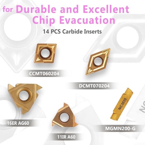 Kit Completo de 21 Piezas de Herramientas para Torno miniatura 2