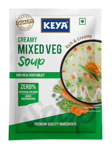 Image of Keya Creamy Mixed Veg Four Serve Soup 52g
