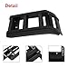 Ruihaipkg Multi Segment Folding Side Access Ladder RackFit for Land Rover Defender 110 2020-2025 Models Side Window Roof Step Ladder Matte Black Accessories