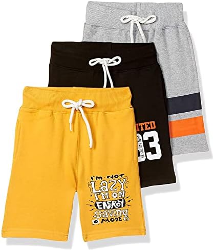 T2F Boys boys cotton shorts Shorts (pack of 3)
