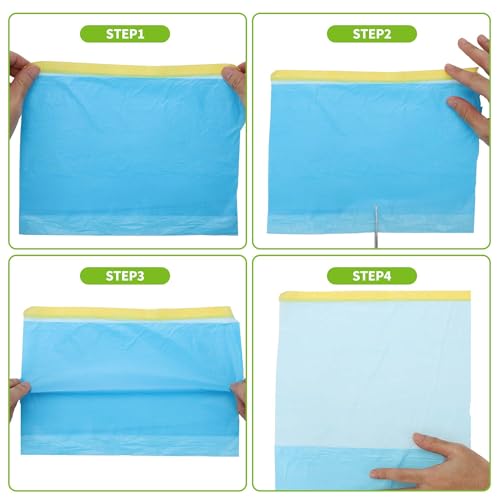Image of Pre-Taped Masking Film Plastic Cover PE Film Masking Paper 1 Pc 2500x150cm / 82.02ftx59.06 inch Yellow Blue