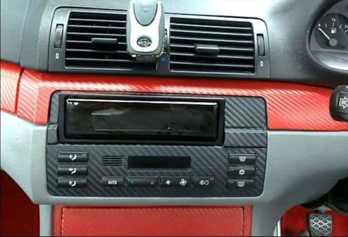 Image of WISDOM 3D Red Carbon Fiber Wrap Adhesive Sheet Roll Sticker Tape for Cars Auto and Motorcycle DIY, Decoration Crafts (24 inch x 50)