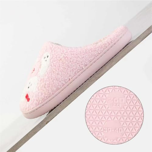 Image of Halloween Pumpkin Slippers for Womens Mens Cute Cartoon Slippers Plush Warm Memory Foam Shoes