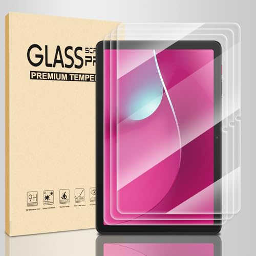 Machizut 3 Pack Screen Protector for T-Mobile REVVL Tab 2 10.1 Inch Tempered Glass For REVVL Tab 2 5GHigh Definition 9H Hardness Easy Installation Anti-Scratch