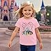 Princess Girls Shirts Magical Short Sleeve Shirt Toddler Holiday Vacation Kids Tee Top Pink