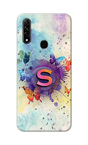Image of PRINTFIDAA� Printed Hard Back Cover Case for Oppo A31 Back Cover (Alphabet S) -2808