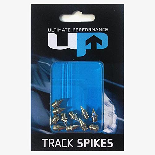 Ultimate Performance Men's 6mm Running Spikes, Silver, UK