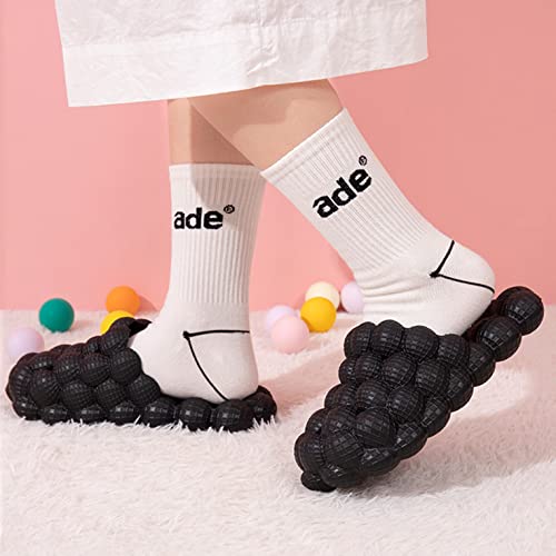 Asifn Lychee Bubble Slippers Men's and Women's Home Slippers Gym Spa Bathroom Outdoor Quick-drying Slippers Soft and Comfortable Massage Sole Funny Anti-Slip Slippers2