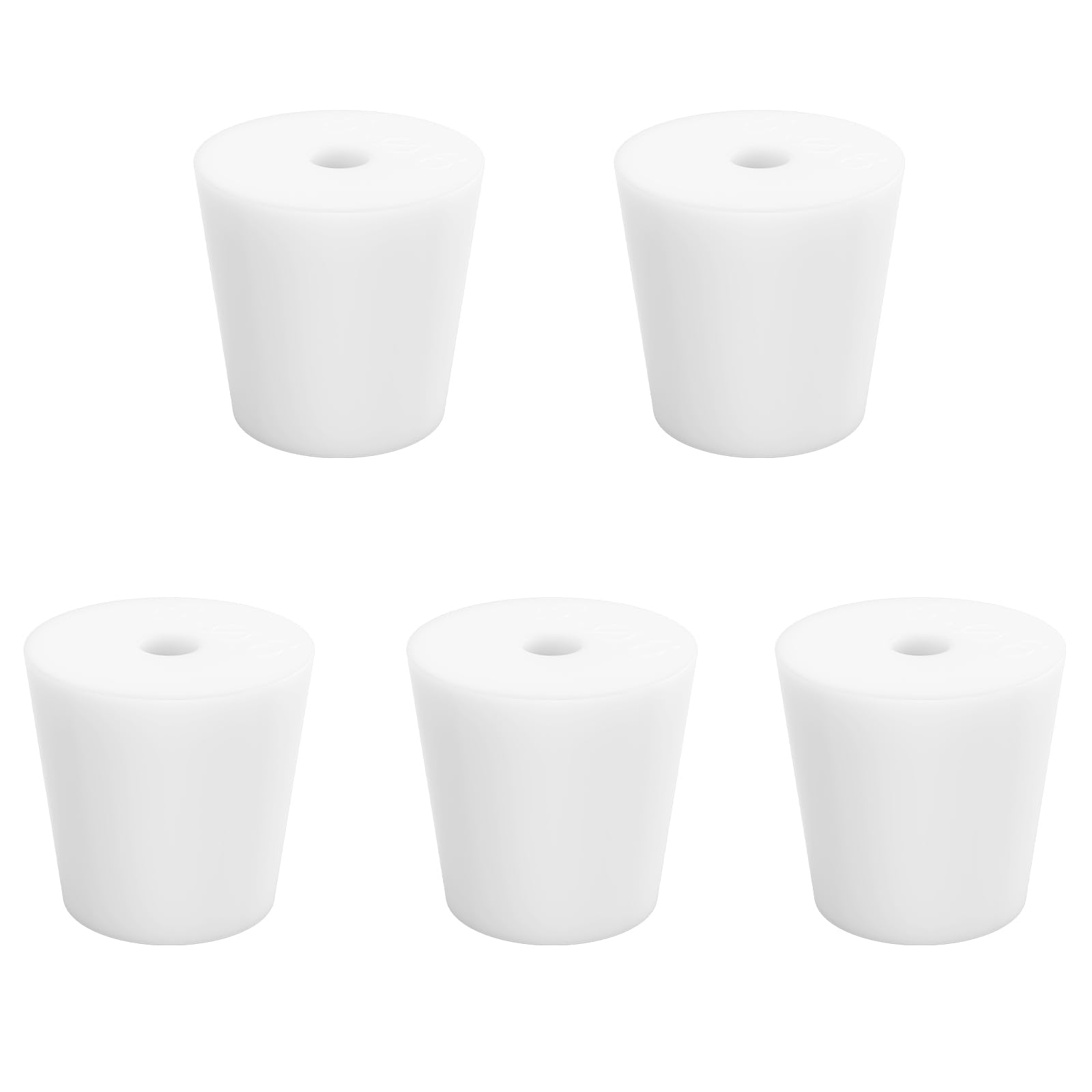 stonylab Silicone Stoppers, 5-Pack Standard 8# Natural Silicone Stoppers with 8 mm Aperture Single-Hole — Amazon image 13