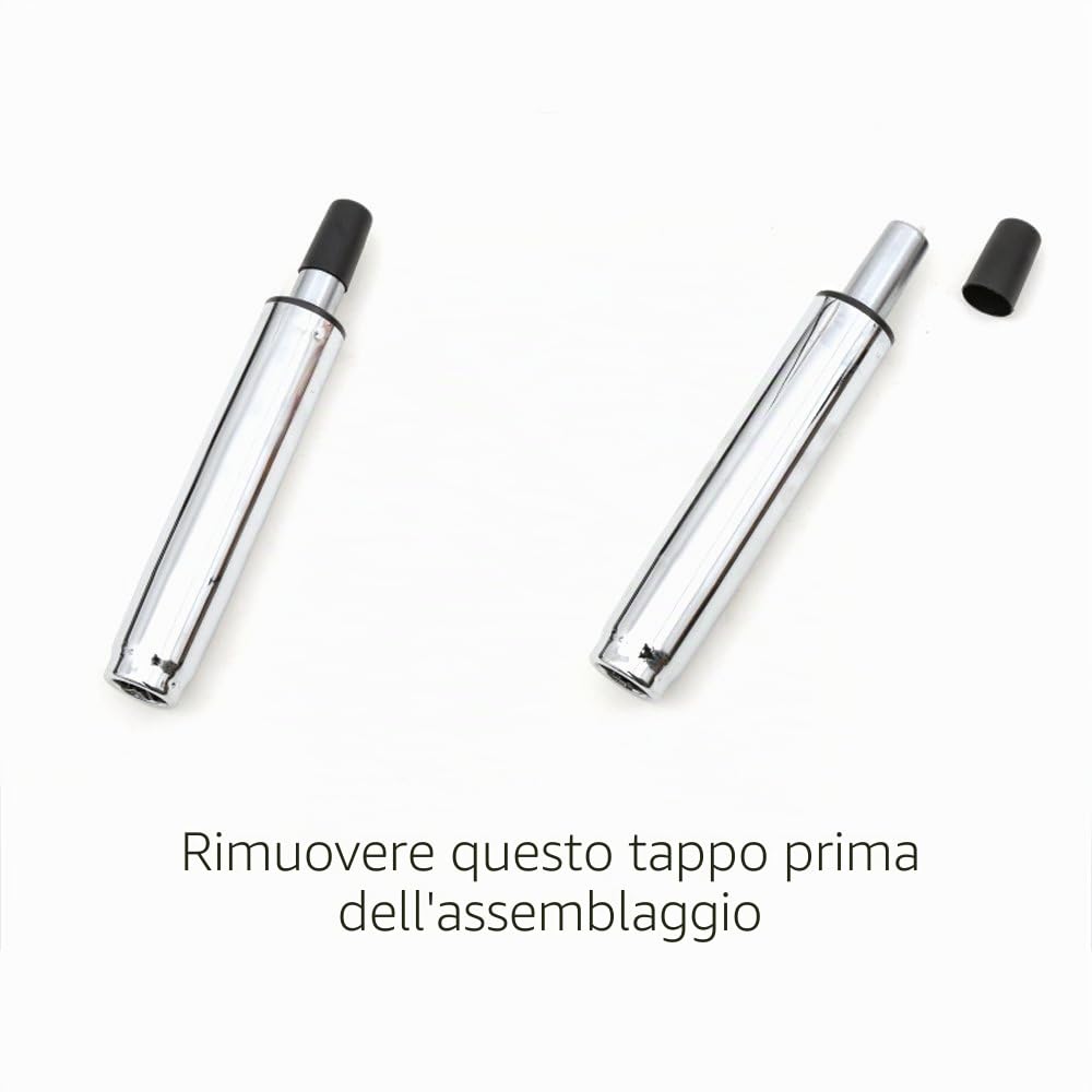 Alightup Sgabello da ufficio con schienale e ruote, girevole a 360°, altezza regolabile (47-61,5 cm), per saloni massaggi, uffici e cliniche, forma ellittica, nero