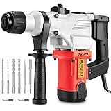 1200W 1-1/4' SDS-PLUS Bits Rotary Hammer Drill 13 Amp Heavy Duty Demolition Hammer 3 Functions with...