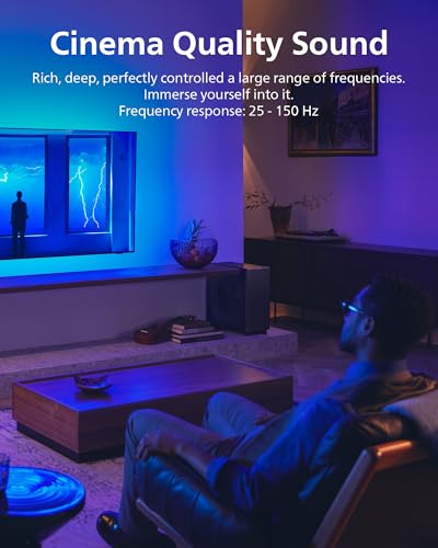 Image of PHILIPS Fidelio FW1 Wireless Subwoofer for TV,Rich Bass Sound with DTS Play-Fi,Dual Passive-Radiator,420W Large Output,Smart Pairs,RCA Connection,Perfect for Movie and Music,Head-Turning Looks,Black