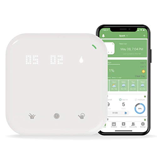 Netro Spark 8 Zone Smart Sprinkler Controller Touch Buttons WiFi App-Based