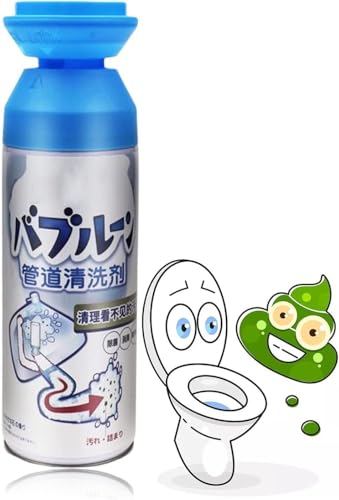 Foam Cleaner, Powerful Sink and Drain Foam, Liquid Hair Drain Clog Remover, Foaming Cleaner for Kitchen, Sinks, Tubs