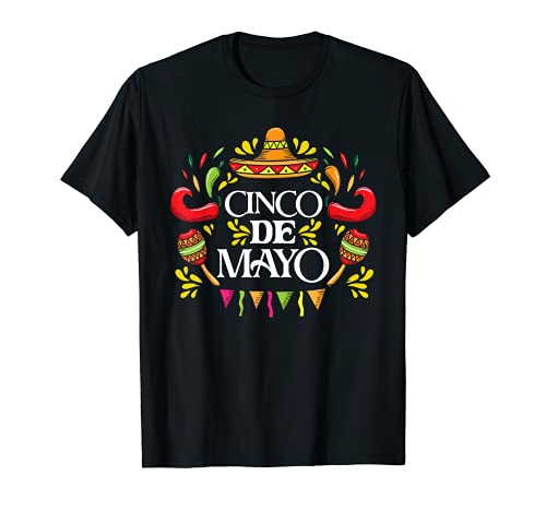 Let's Fiesta Mexico Lover Humoristique Cinco de Mayo T-Shirt
